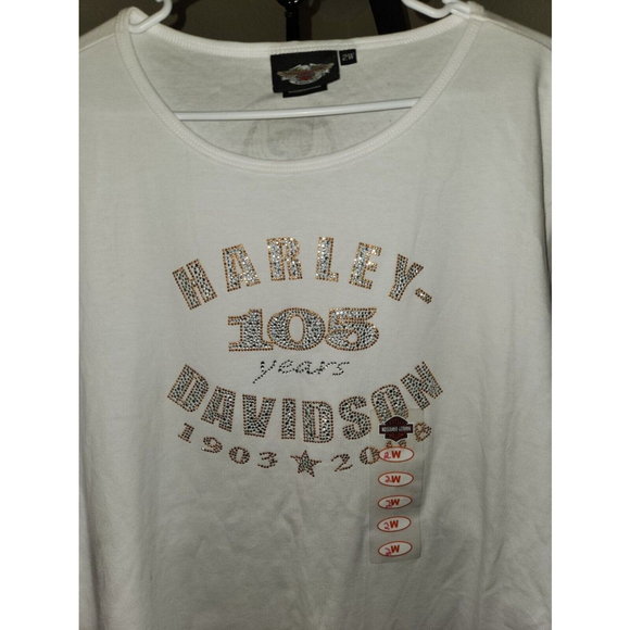 Harley Davidson womens NWT SZ 2W Tshirt - Picture 2 of 3